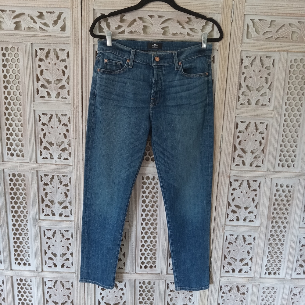 7 FOR ALL MANKIND BUTTON FLY JEANS SIZE 27
